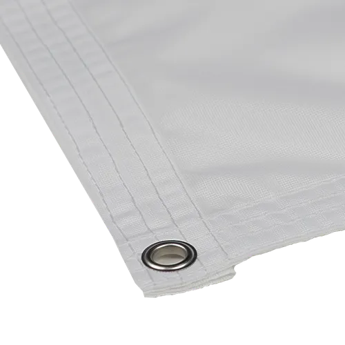 [Ösen mit Besatzband an allen Seiten ]