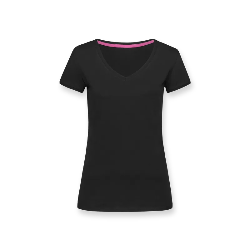 T-Skjorte Classic V-Hals Dame